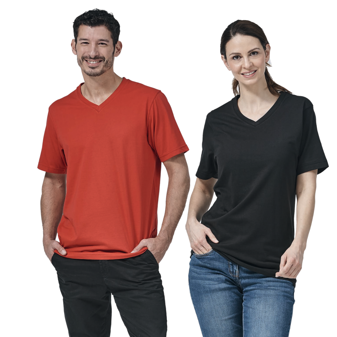 T-shirt dekolt V 1450